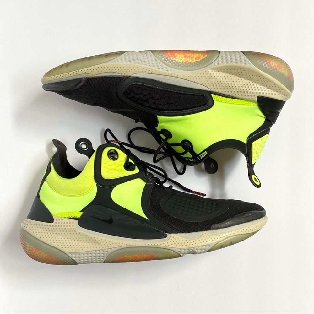 Nike black volt neon yellow Joyride CC3 setter lace up high top sneakers shoes - Picture 5 of 9
